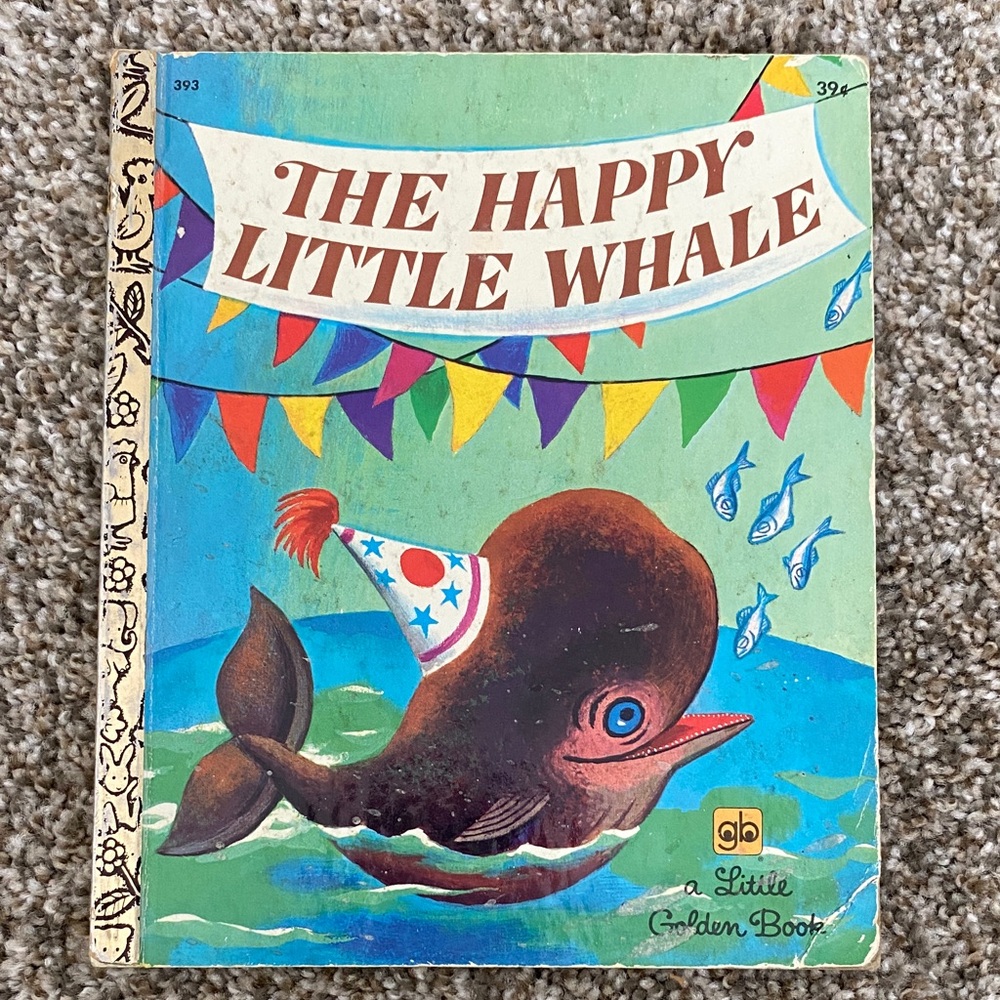 💚 2/$15 The Happy Little Whale Little Golden Books Children's Book
